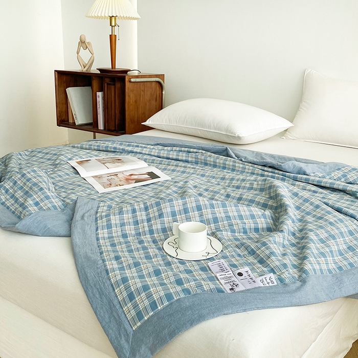 91家纺网 家纺一手货源 找家纺 青螺家纺 双面全棉色织水洗棉新疆棉花被百分百（支持质检）乔志兰