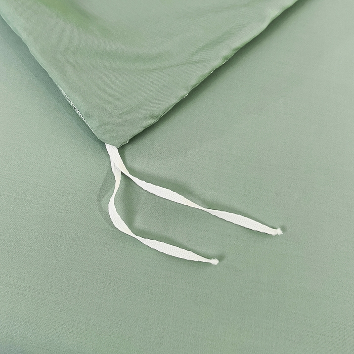 91家纺网 家纺一手货源 找家纺 锦罗绣 2024新款80s奥地利进口兰精天丝单床笠 海盐兰