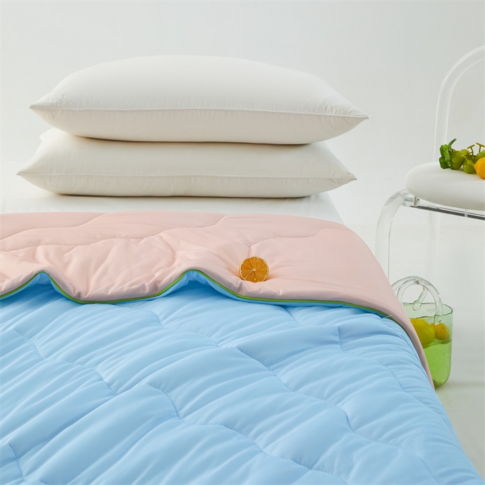 91家纺网 家纺一手货源 找家纺 古吉梦 2024新款冰激凌西瓜被夏凉被 西瓜粉