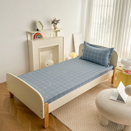 91家纺网 家纺一手货源 找家纺 凌云家纺 2025新款A类13372全棉学生床笠 未来之星