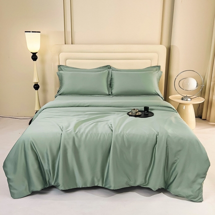 锦罗绣 2024新款80s奥地利进口兰精天丝四件套 海盐兰