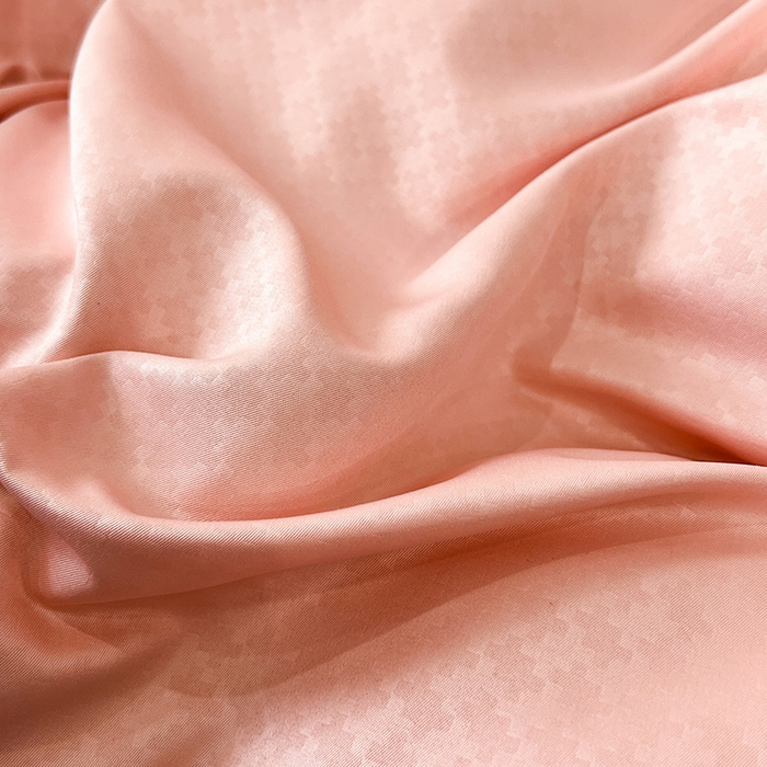 91家纺网 家纺一手货源 找家纺 艾米家居 2025水洗真丝提花系列简约生活 简约生活豆沙粉