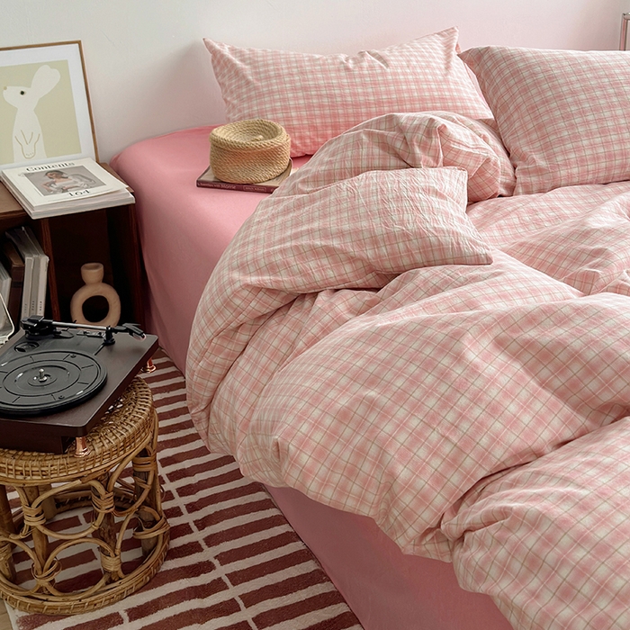 91家纺网 家纺一手货源 找家纺 （总）水洗的故事 2024新款无印良品水洗棉四件套 