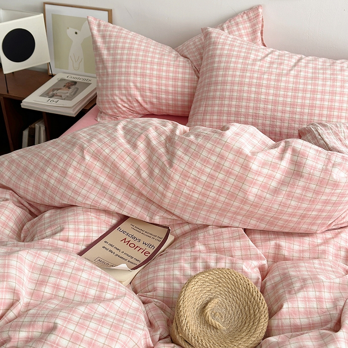 91家纺网 家纺一手货源 找家纺 （总）水洗的故事 2024新款无印良品水洗棉四件套 