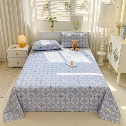 卧趣家纺 2024新品全棉老粗布单品床单床笠系列-单品床单系列 梦旋律