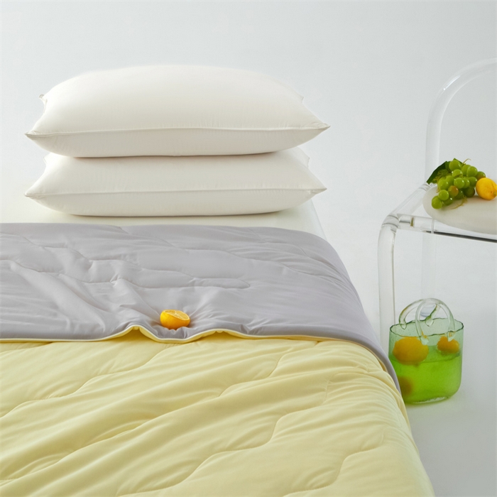 91家纺网 家纺一手货源 找家纺 古吉梦 2024新款冰激凌西瓜被夏凉被 柠檬黄