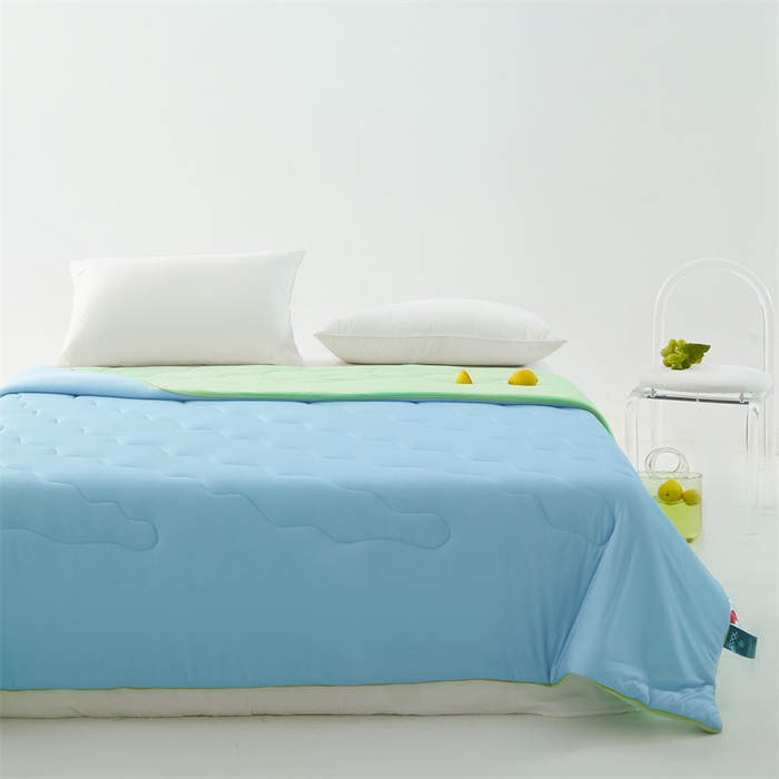 91家纺网 家纺一手货源 找家纺 古吉梦 2024新款冰激凌西瓜被夏凉被 蜜瓜绿