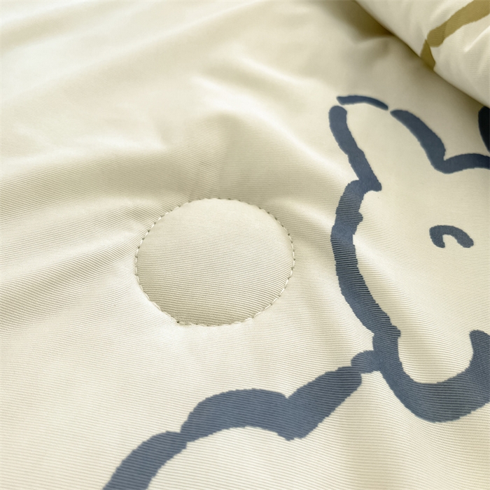 91家纺网 家纺一手货源 找家纺 古吉梦 2024新款冰激凌凉感丝夏被-小清新 凉感丝夏被-奶油布丁+莴苣