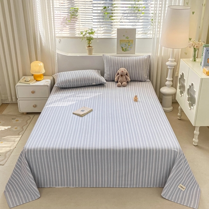 91家纺网 家纺一手货源 找家纺 （总）卧趣家纺 2024新品全棉老粗布单品床单床笠系列-单品床单系列