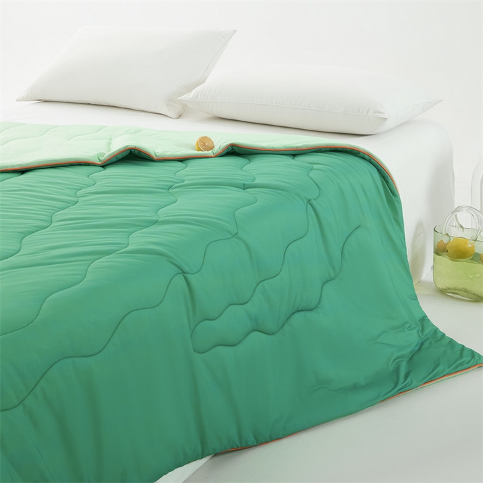 91家纺网 家纺一手货源 找家纺 古吉梦 2024新款冰激凌西瓜被夏凉被 西瓜绿