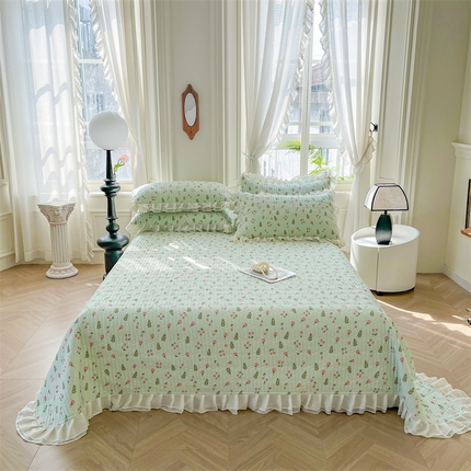 91家纺网 家纺一手货源 找家纺 （总）宜凡家纺  2024新款莫代尔印花床盖夏被四件套