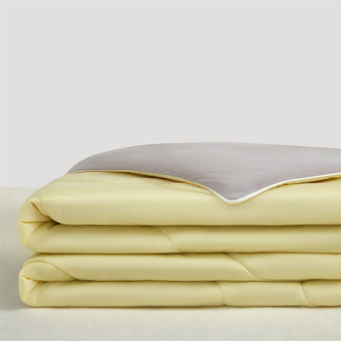 91家纺网 家纺一手货源 找家纺 古吉梦 2024新款冰激凌西瓜被夏凉被 柠檬黄