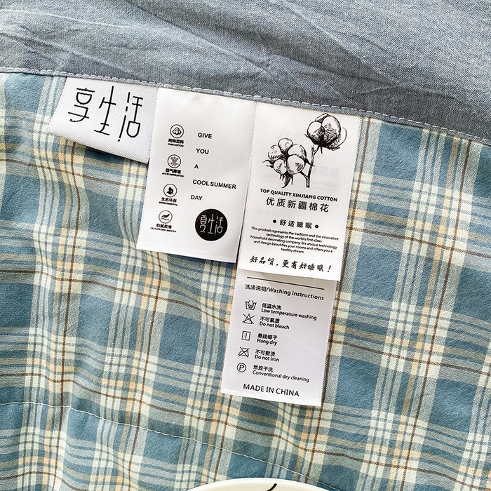 91家纺网 家纺一手货源 找家纺 青螺家纺 双面全棉色织水洗棉新疆棉花被百分百（支持质检）乔志兰