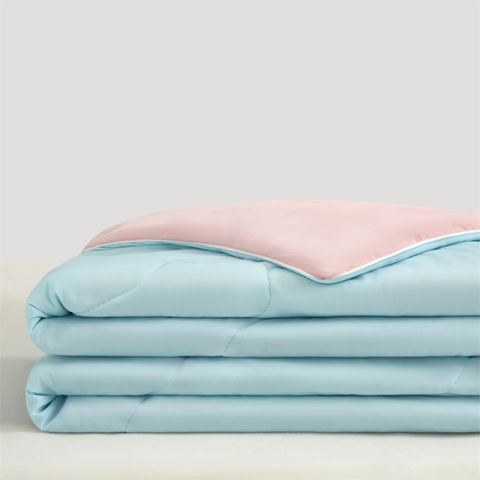 91家纺网 家纺一手货源 找家纺 古吉梦 2024新款冰激凌西瓜被夏凉被 蜜瓜天空蓝