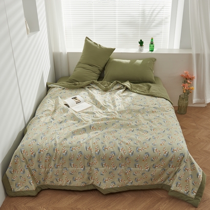 91家纺网 家纺一手货源 找家纺 （总）巴宝路 2025新款小扇引微凉新国风夏被