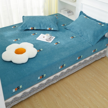 91家纺网 家纺一手货源 找家纺 手艺人 2025新款雪尼尔复合炕盖榻榻米炕垫 XK615