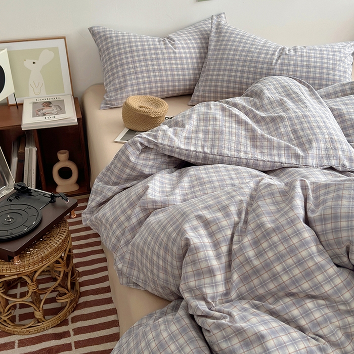 91家纺网 家纺一手货源 找家纺 水洗的故事 2024新款无印良品水洗棉四件套  立春