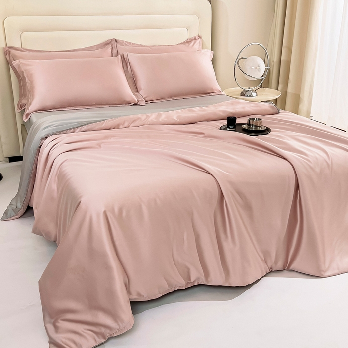 91家纺网 家纺一手货源 找家纺 （总）锦罗绣 2024新款80s奥地利进口兰精天丝四件套