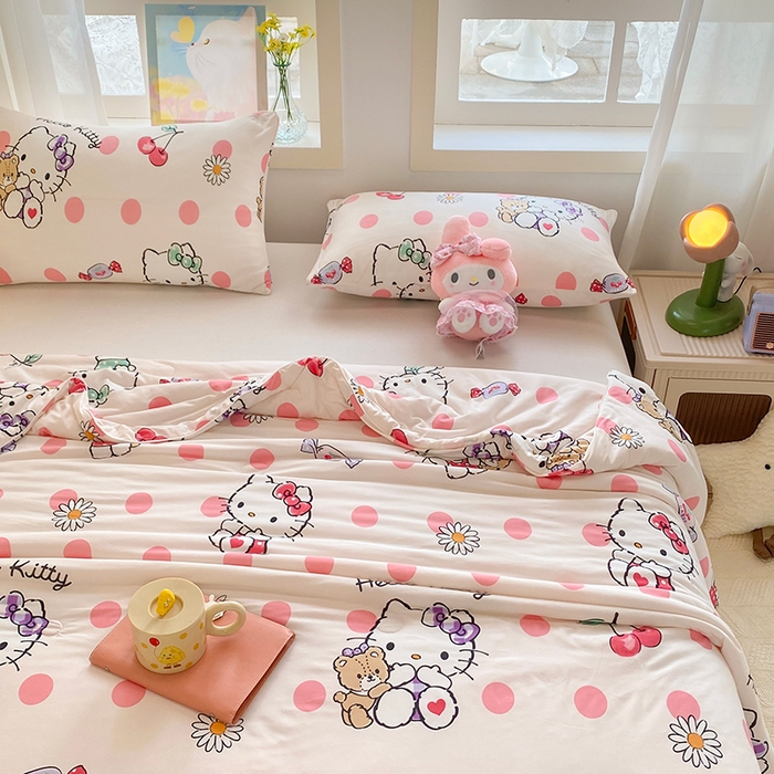 91家纺网 家纺一手货源 找家纺 （总）ds生活馆 2024新款三丽鸥针织棉单枕套