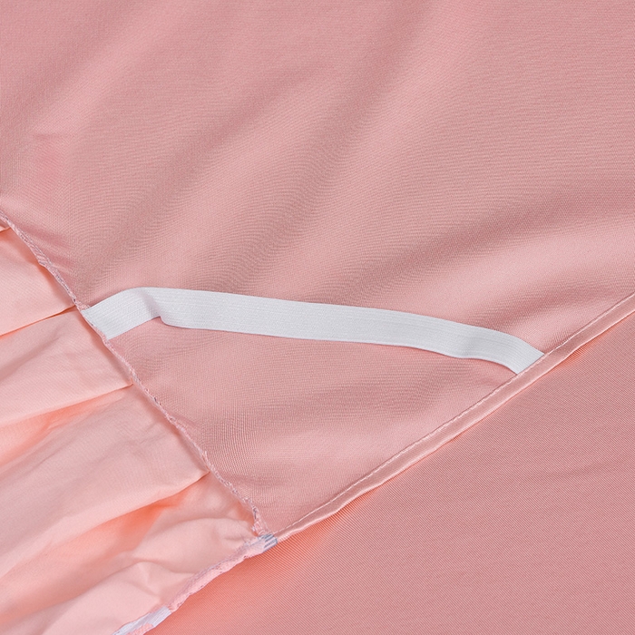 91家纺网 家纺一手货源 找家纺 艾裙海  2025新款纯色床裙款冰丝凉席 香槟玉