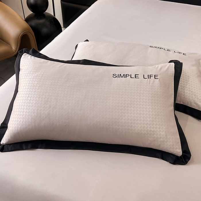 91家纺网 家纺一手货源 找家纺 艾米家居 2025水洗真丝提花系列简约生活 简约生活卡其