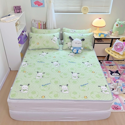 澳萝拉 2024新款A类凉感丝三丽鸥乳胶凉席 足球小帕