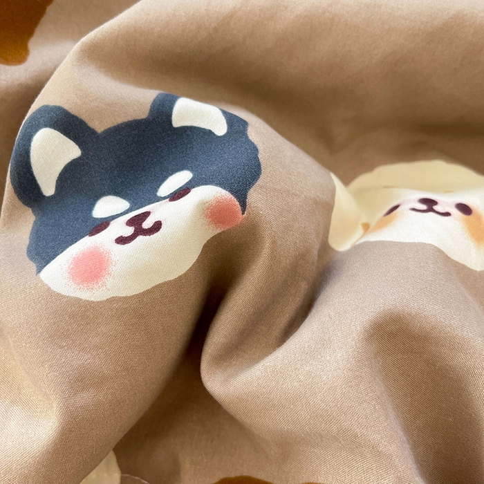 91家纺网 家纺一手货源 找家纺 创优家纺  2025新款A类皱皱纱小花边夏被 萌萌狗