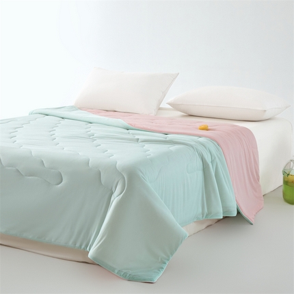 91家纺网 家纺一手货源 找家纺 古吉梦 2024新款冰激凌西瓜被夏凉被 西瓜梵星蓝