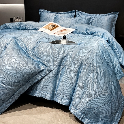 91家纺网 家纺一手货源 找家纺 （总）金阳光家纺 2024新款水洗天丝数码印花四件套家用床品套件