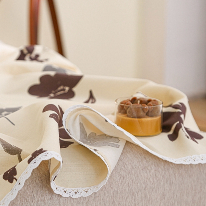 91家纺网 家纺一手货源 找家纺 萌宝老粗布毛绒玩具 2025新款原棉老粗布印花床单系列细纱帆布软凉席三枚段条花边款 黑加仑