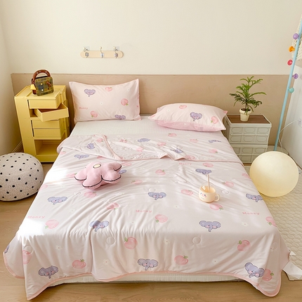 91家纺网 家纺一手货源 找家纺 （总）TT.one 塔塔家居 2025新款针织棉大豆纤维夏被