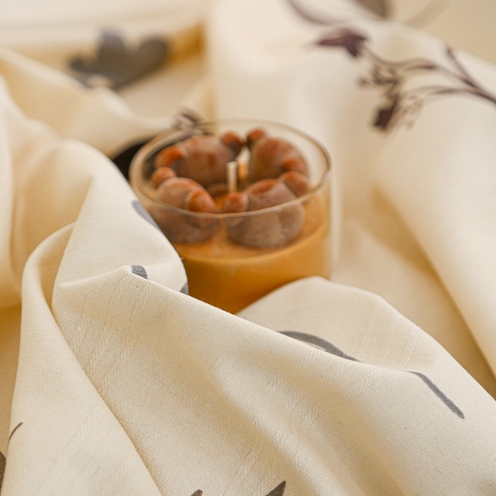 91家纺网 家纺一手货源 找家纺 萌宝老粗布毛绒玩具 2025新款原棉老粗布印花床单系列细纱帆布软凉席三枚段条花边款 黑加仑