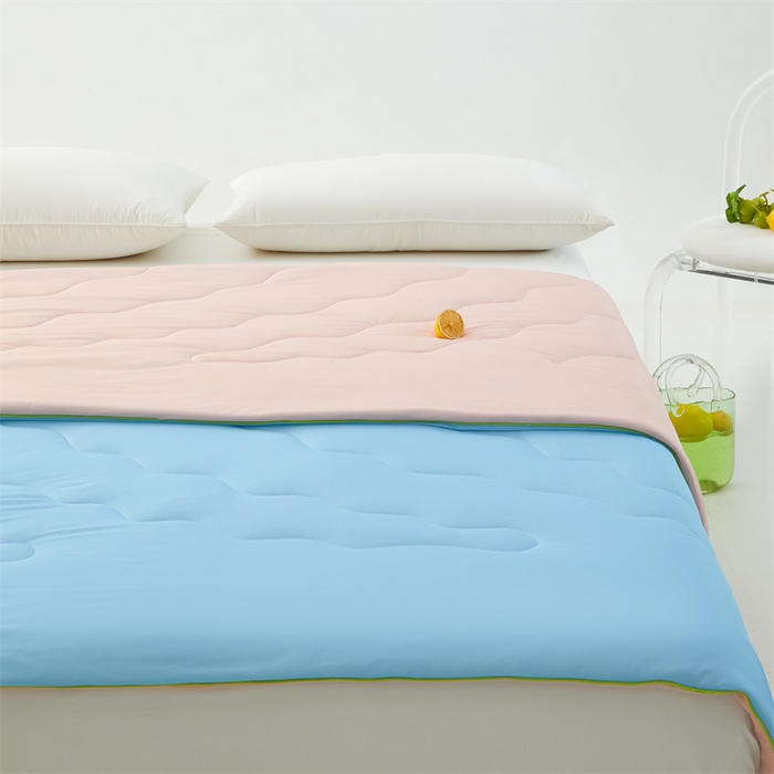 91家纺网 家纺一手货源 找家纺 古吉梦 2024新款冰激凌西瓜被夏凉被 西瓜粉