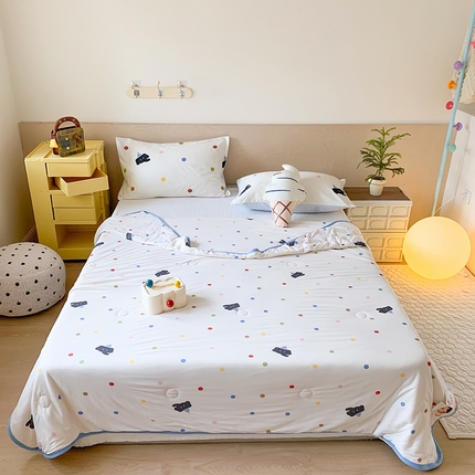 91家纺网 家纺一手货源 找家纺 （总）TT.one 塔塔家居 2025新款针织棉大豆纤维夏被