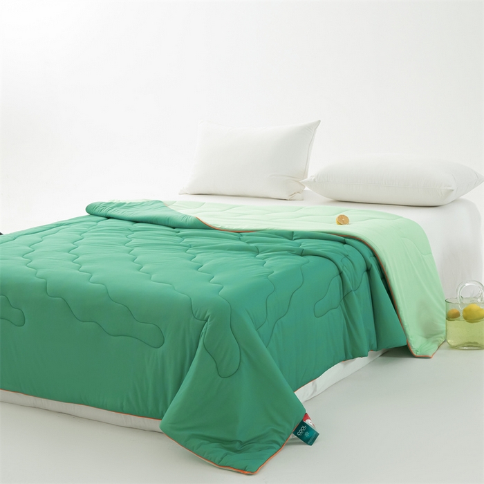 91家纺网 家纺一手货源 找家纺 古吉梦 2024新款冰激凌西瓜被夏凉被 西瓜绿