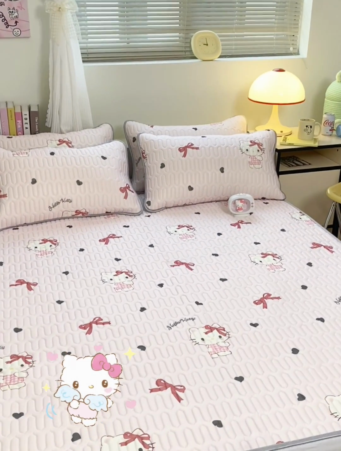 91家纺网 家纺一手货源 找家纺 （总）澳萝拉 2024新款A类凉感丝三丽鸥乳胶凉席