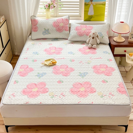 91家纺网 家纺一手货源 找家纺 （总）慕澄家纺 2024新款小版印花0.5乳胶凉席系列