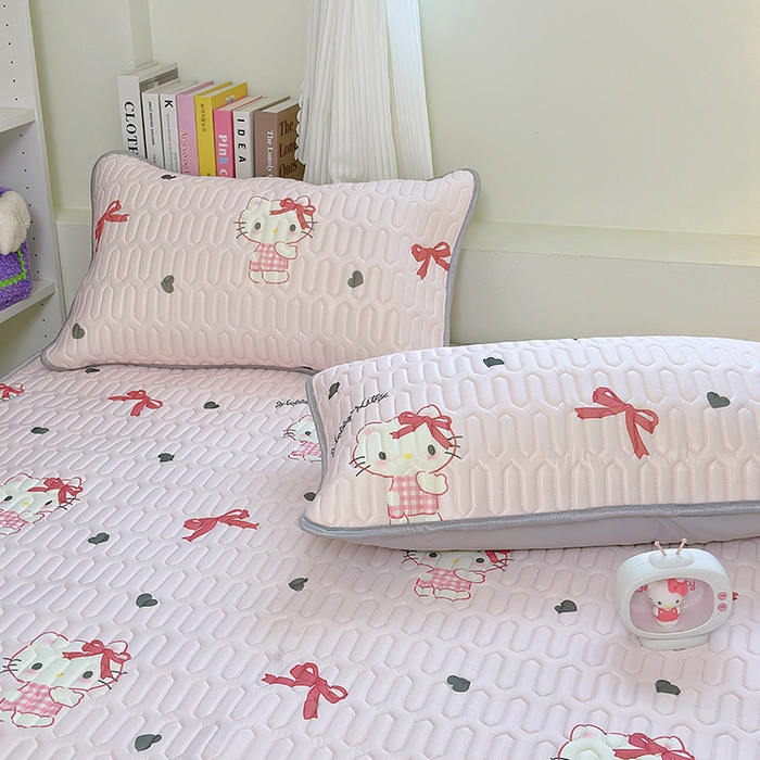 91家纺网 家纺一手货源 找家纺 （总）澳萝拉 2024新款A类凉感丝三丽鸥乳胶凉席