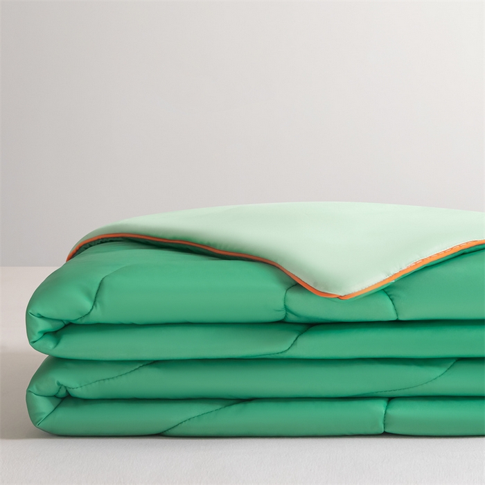 91家纺网 家纺一手货源 找家纺 古吉梦 2024新款冰激凌西瓜被夏凉被 西瓜绿