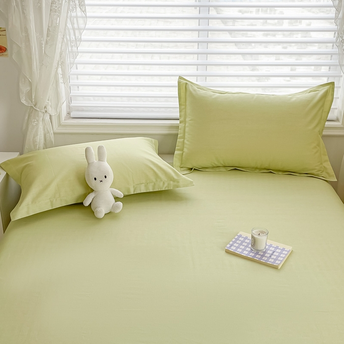 91家纺网 家纺一手货源 找家纺 金帛坊 2024新款全棉印花床单枕套三件套 春意