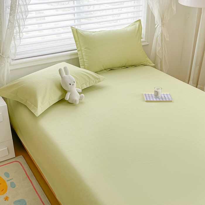 91家纺网 家纺一手货源 找家纺 金帛坊 2024新款全棉印花床单枕套三件套 春意