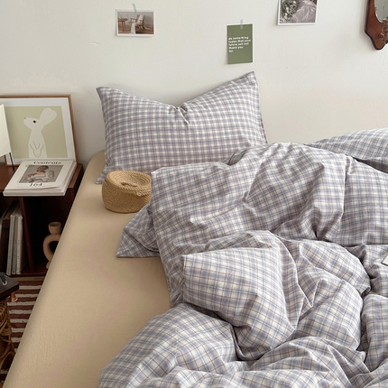 水洗的故事 2024新款无印良品水洗棉四件套  立春