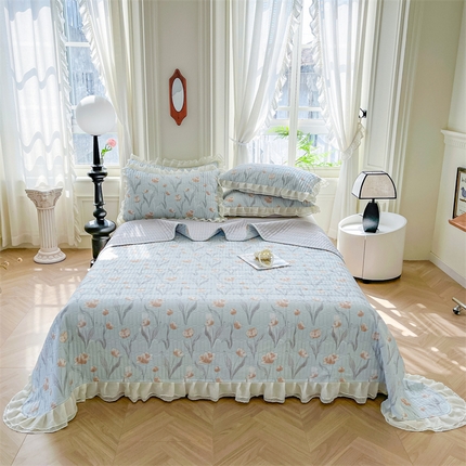 91家纺网 家纺一手货源 找家纺 （总）宜凡家纺  2024新款莫代尔印花床盖夏被四件套