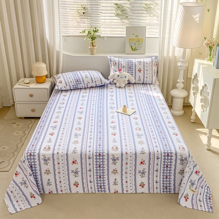 卧趣家纺 2024新品全棉老粗布单品床单床笠系列-单品床单系列 童趣