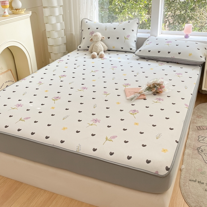 91家纺网 家纺一手货源 找家纺 星座 2025大斜纹复合冰丝凉席床笠款 奇妙幻想-床笠款