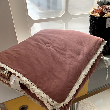 91家纺网 家纺一手货源 找家纺 （总）莱豫家纺 2024新款全棉A类针织夏被＋全棉双层纱夏被