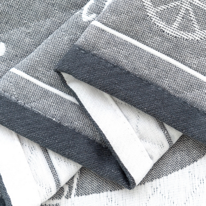 91家纺网 家纺一手货源 找家纺 朴尔家纺-毛巾被 2024新款特惠混纺棉质三层纱布独版AB面枕巾 52*78cm一对 雨伞熊灰