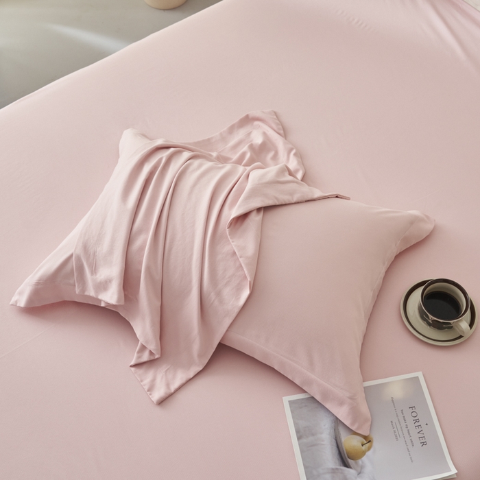 91家纺网 家纺一手货源 找家纺 闲鱼家纺 2025新款A类亲肤刺绣四件套春雅系列 郁金香-蜜桃