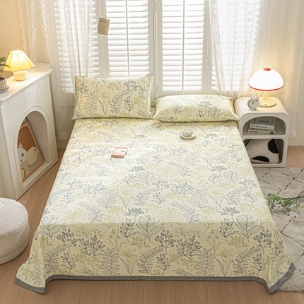 91家纺网 家纺一手货源 找家纺 （总）新印象 2025新款纯棉老粗布三件套