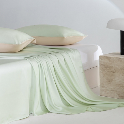 云栖家居 202460支A类兰精天丝系列单品床单（风格一）浅绿